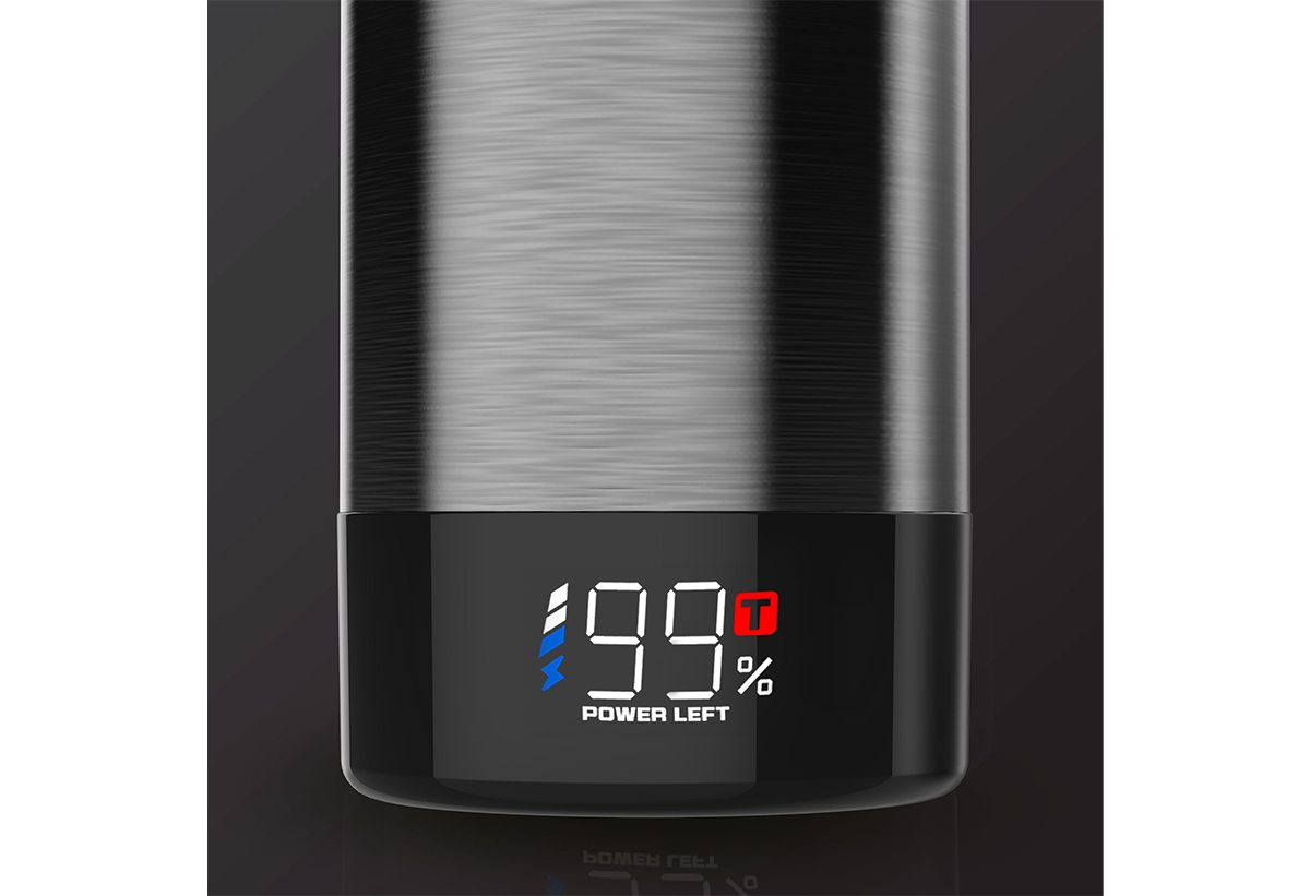 Απεικονίζεται η οθόνη να δηλώνει 99% εναπομείνουσα μπαταρία.